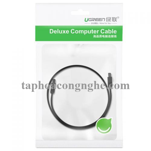 Ugreen 30796 0.5M màu Đen Cáp truyền dữ liệu SATA 3.0 cao cấp US217 30030796